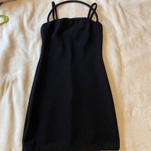 Black cocktail dress. Stretchy